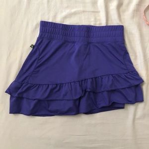 Asymmetrical purple Skirtsports skirt